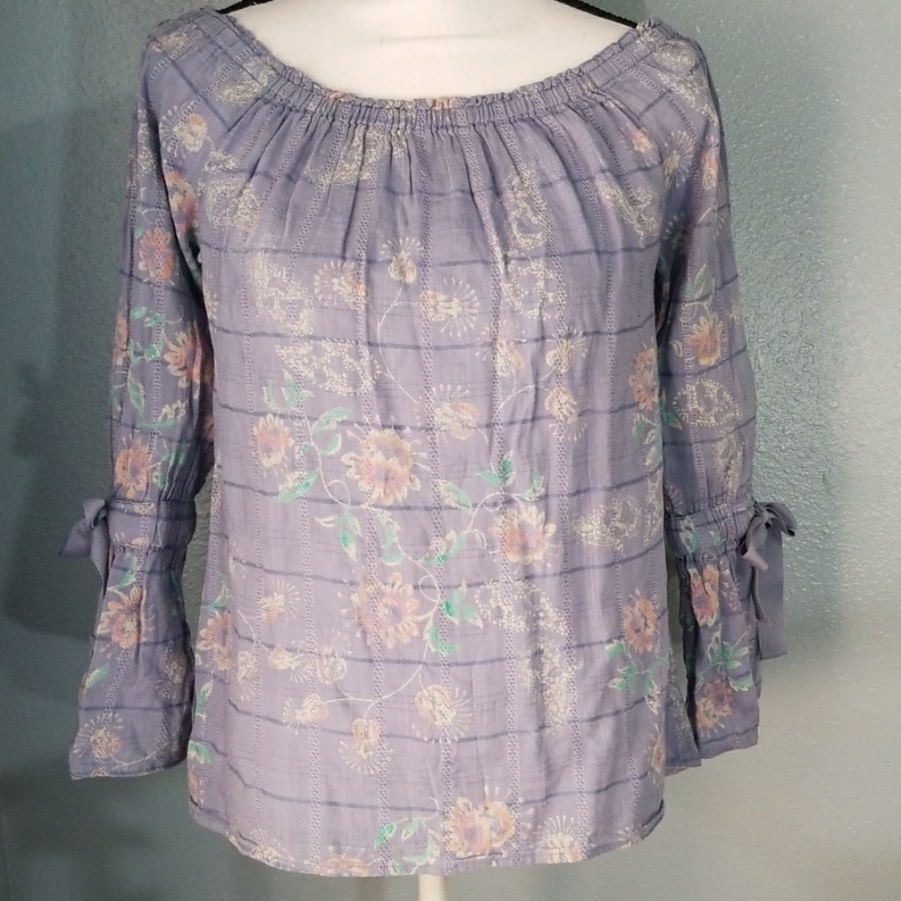 William Rast Boho Blouse - Picture 2 of 8